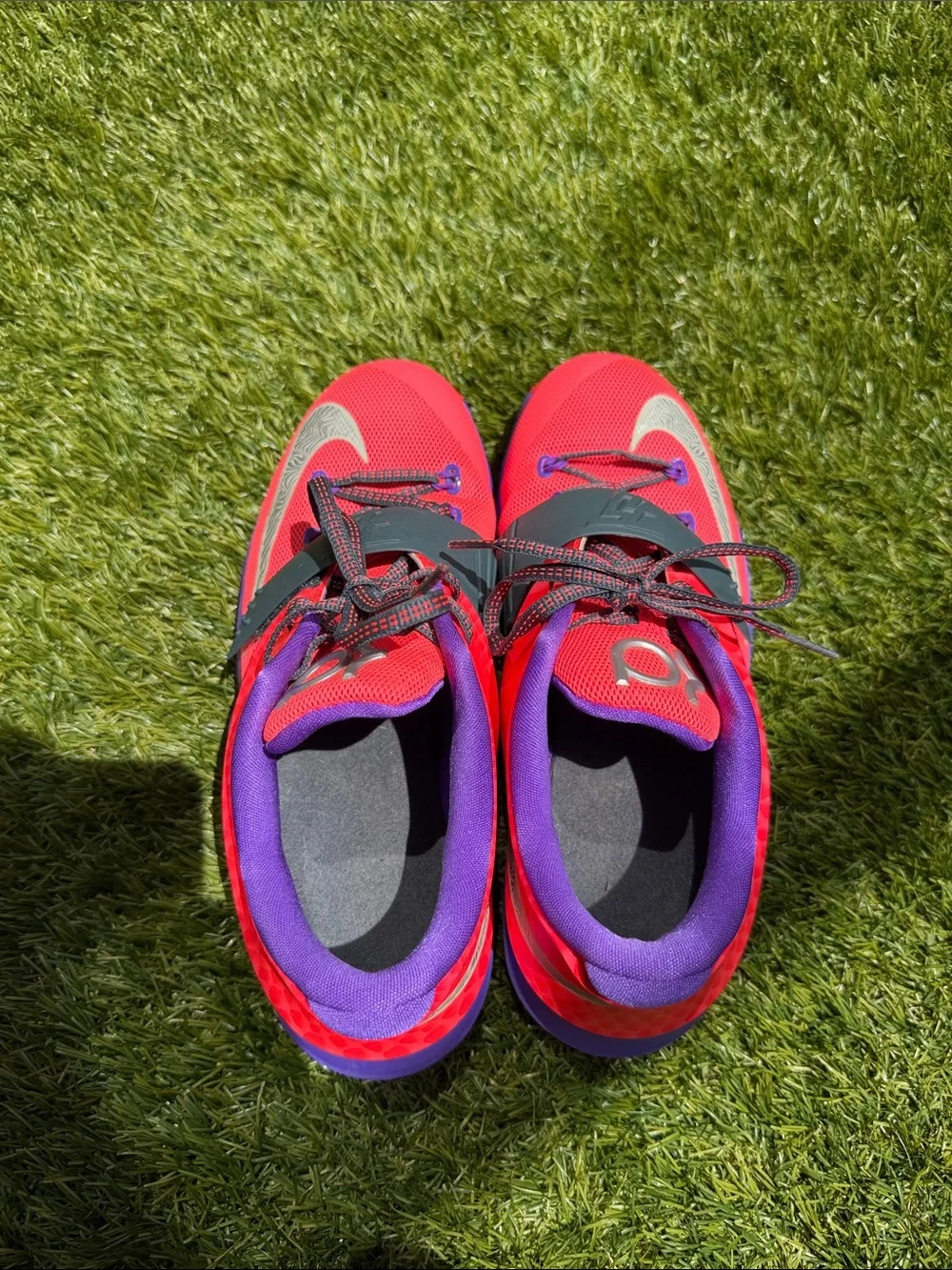 Nike Kd Vii 7 Hyper Punch Youth Pink Purple Training Shoes Sz 6 Y